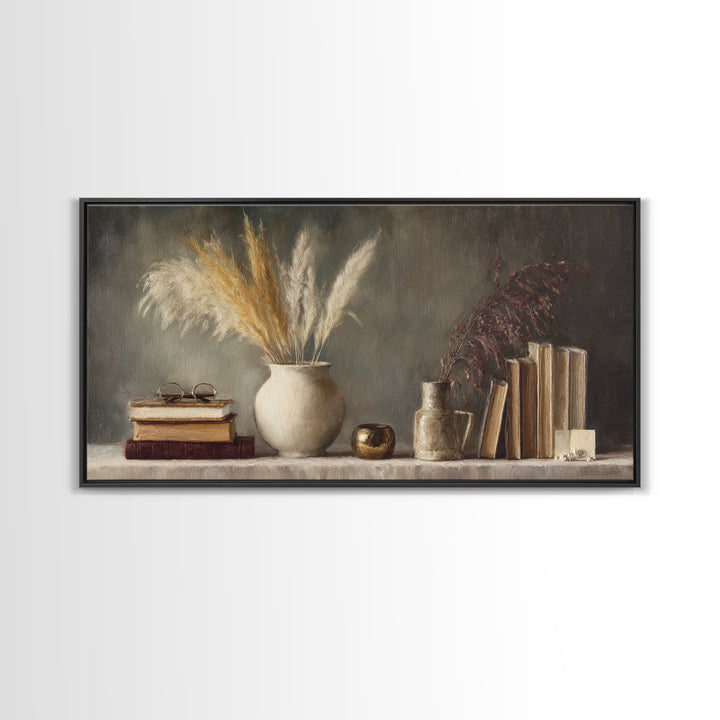 Sunlit Interior Still Life Canvas Print, Art, Room Decor, Living Room Decor, Fine Art, Art Commission, Digital Wall Art, ART-2x1-58
