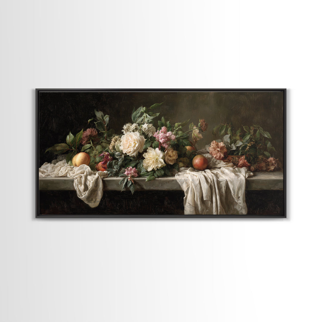 Museum Still Life Canvas Print, Art, Printable Wall Art, Living Room Decor, Watercolor Art, Canvas Art, Ai Art, ART-2x1-69