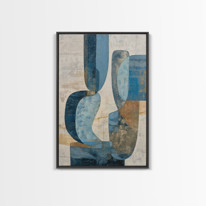 Abstract Water Forms Framed Canvas Print, Art, Room Decor, Living Room Decor, Abstract Art, Art Commission, Digital Wall Art, ART-2x3-75