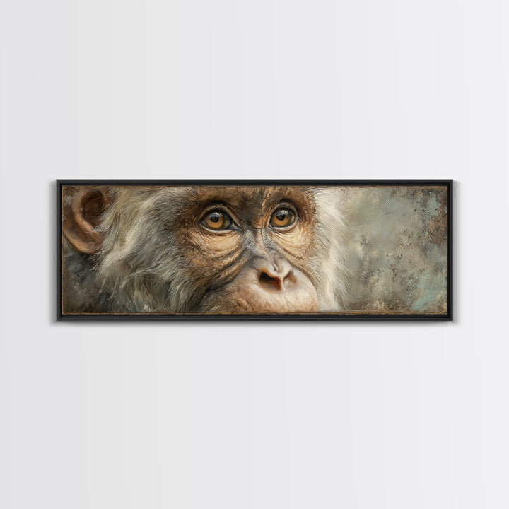 Elegant Animal Portrait Canvas Print, Art, Art Prints, Living Room Decor, Fine Art, Framed Wall Art, Canvas Wall Art, ART-3x1-34