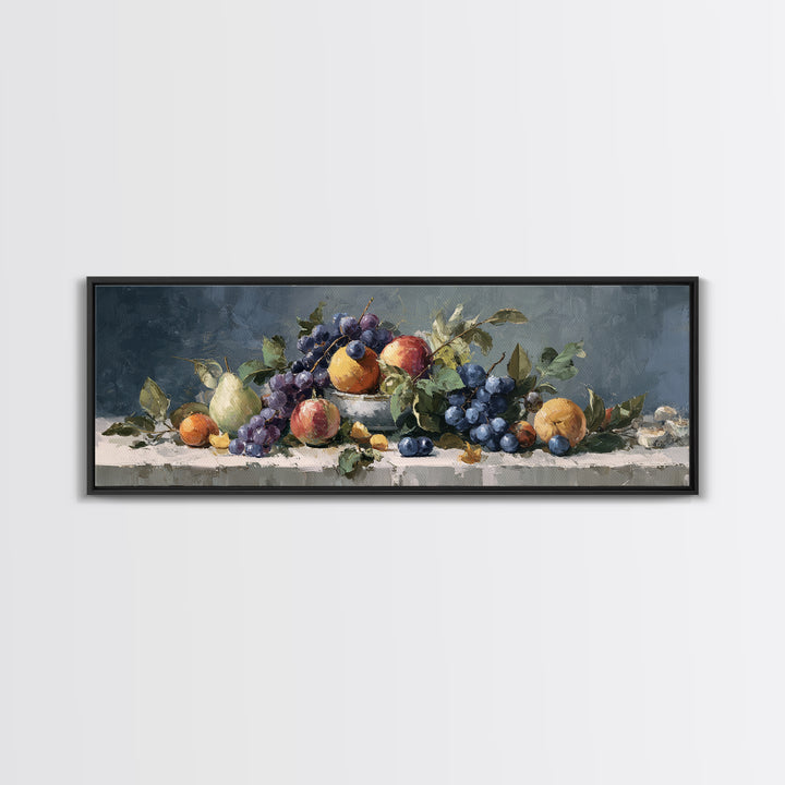Bold Pop Fruit Composition Canvas Print, Art, Wood Wall Art, Living Room Decor, Fine Art, Modern Decor, Fine Art Print, ART-3x1-8