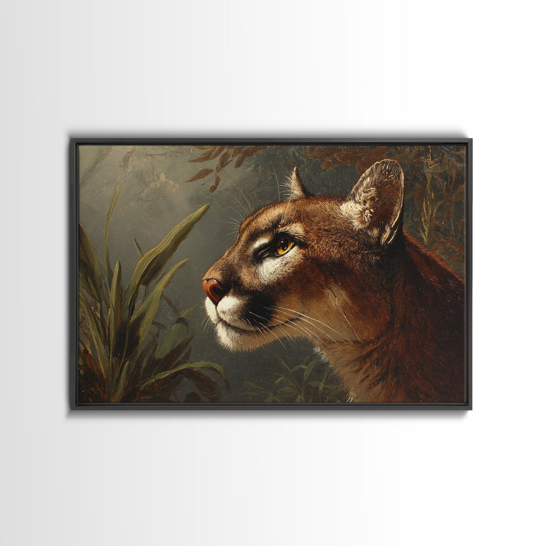 Elegant Animal Portrait Canvas Print, Art, Art Print, Living Room Decor, Oil Painting, Canvas Wall Art, Abstract Art, ART-3x2-22