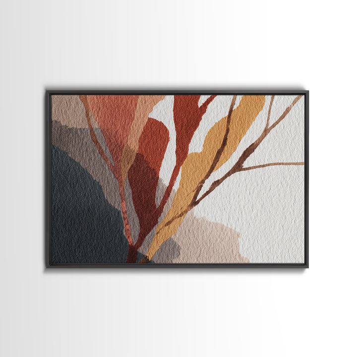 Simple Monochrome Figure Study Framed Canvas Print, Art, Framed Art, Living Room Decor, Fine Art, Neutral Decor, ART-3x2-64