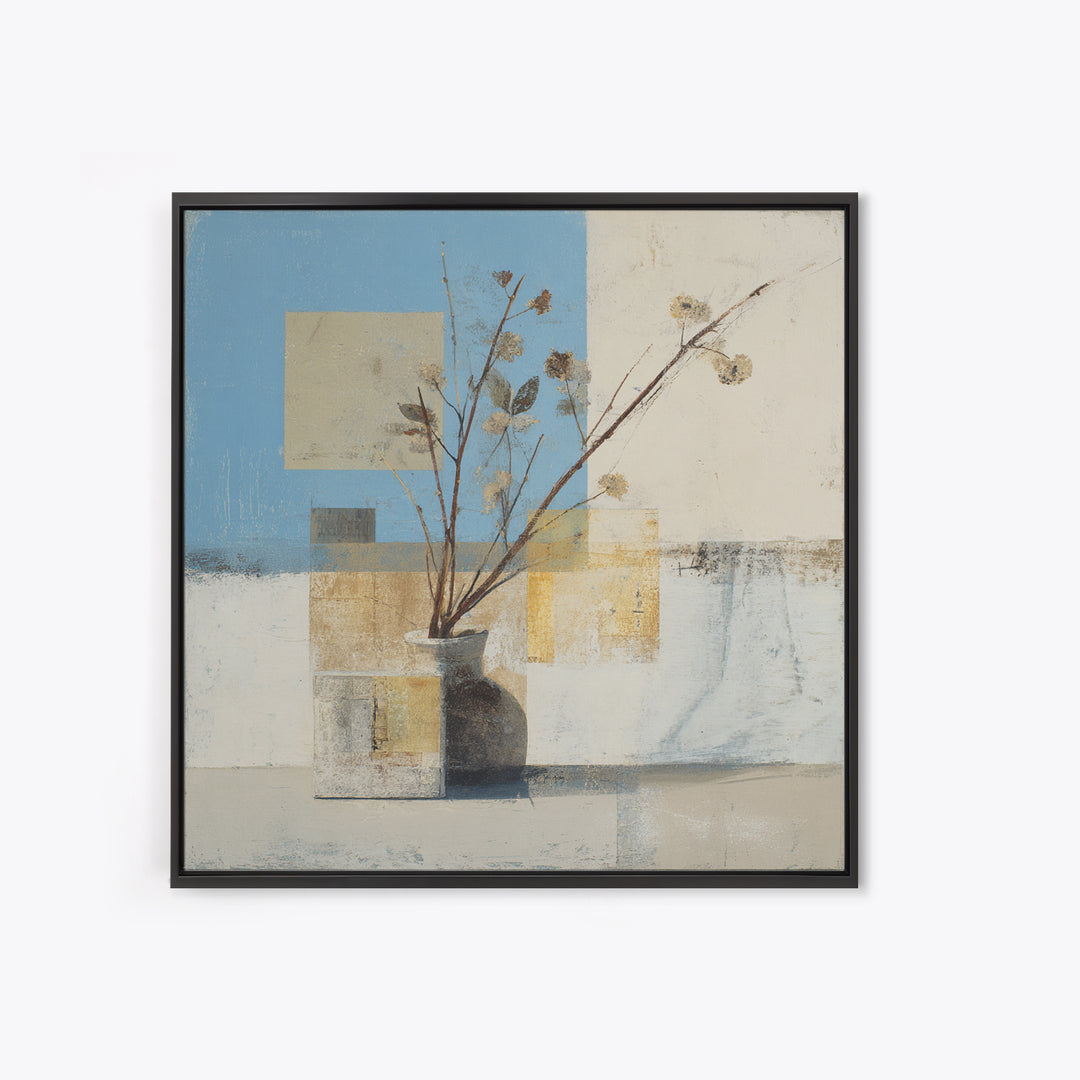 Large Neutral Still Life Canvas Print, Above Sofa Art, Canvas Print, Living Room Decor, Fine Art, Statement, Botanical Wall Art, ASA-1x1-14