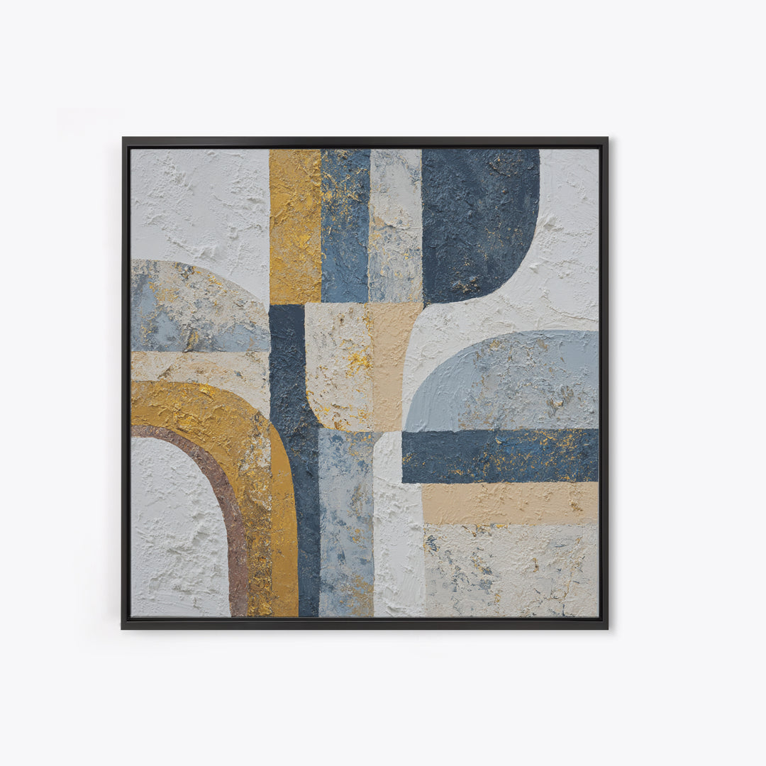 Textured Plaster Abstract Canvas Print, Above Sofa Art, Watercolor Painting, Living Room Decor, Abstract Art, Statement, ASA-1x1-35
