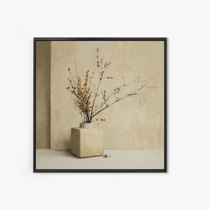 Large Neutral Still Life Framed Canvas Print, Above Sofa Art, Coastal Wall Art, Living Room Decor, Fine Art, Statement, ASA-1x1-38