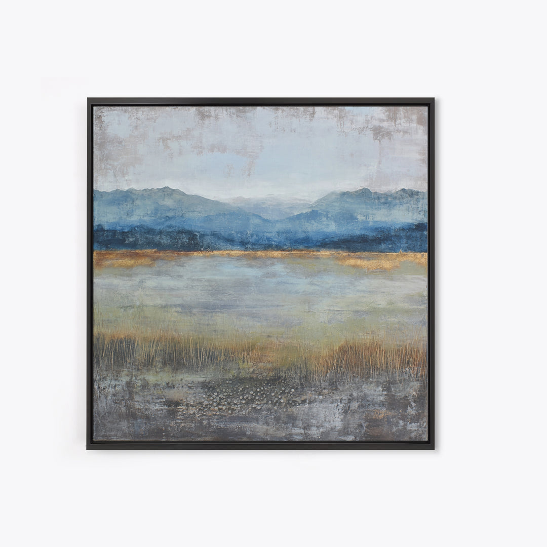 Oversized Abstract Landscape Canvas Print, Above Sofa Art, Modern Art, Living Room Decor, Fine Art, Statement, Art Print, ASA-1x1-49