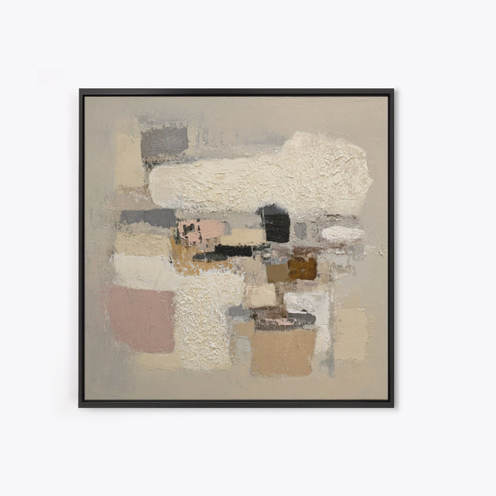 Large Modern Organic Shapes Canvas Print, Above Sofa Art, 3 Piece Wall Art, Living Room Decor, Abstract Art, Statement, ASA-1x1-50