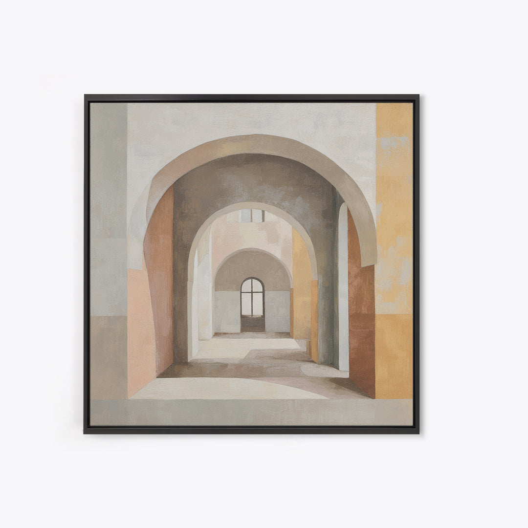 Architectural Arch Study Canvas Print, Above Sofa Art, Fine Art Print, Living Room Decor, Fine Art, Statement, ASA-1x1-81
