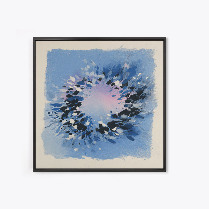 Large Modern Organic Shapes Canvas Print, Above Sofa Art, Wall Decor, Living Room Decor, Abstract Art, Statement, ASA-1x1-98