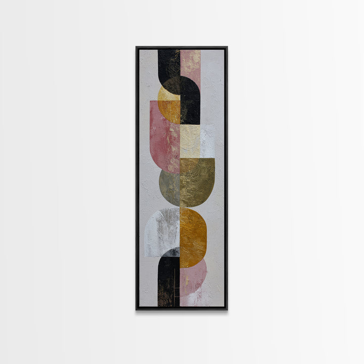 Textured Plaster Abstract Framed Canvas Print, Above Sofa Art, Abstract Wall Art, Living Room Decor, Fine Art, Statement, ASA-1x3-71