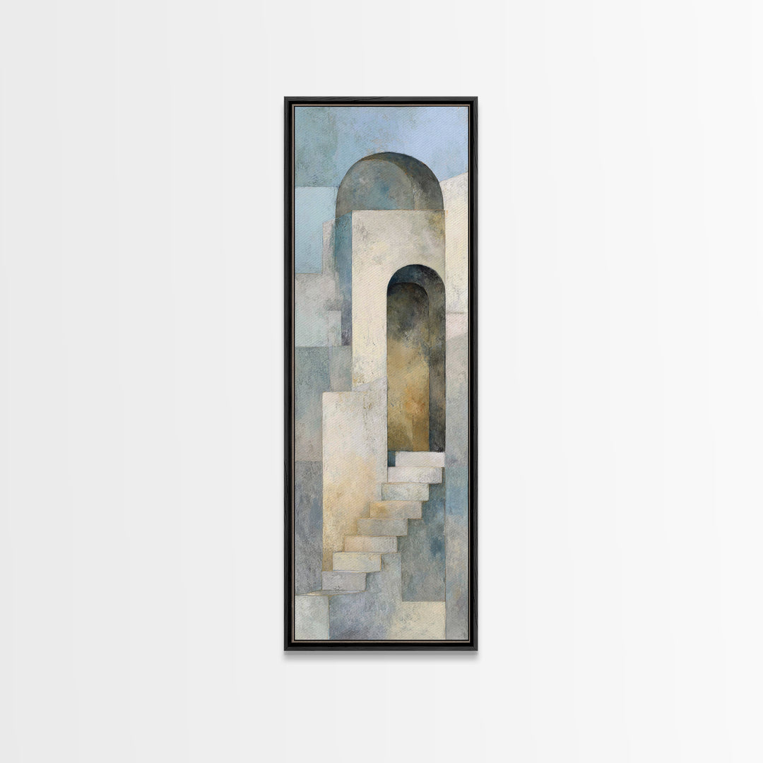 Architectural Arch Study Canvas Print, Above Sofa Art, Statement Artwork, Living Room Decor, Statement, Mid Century Modern, ASA-1x3-93