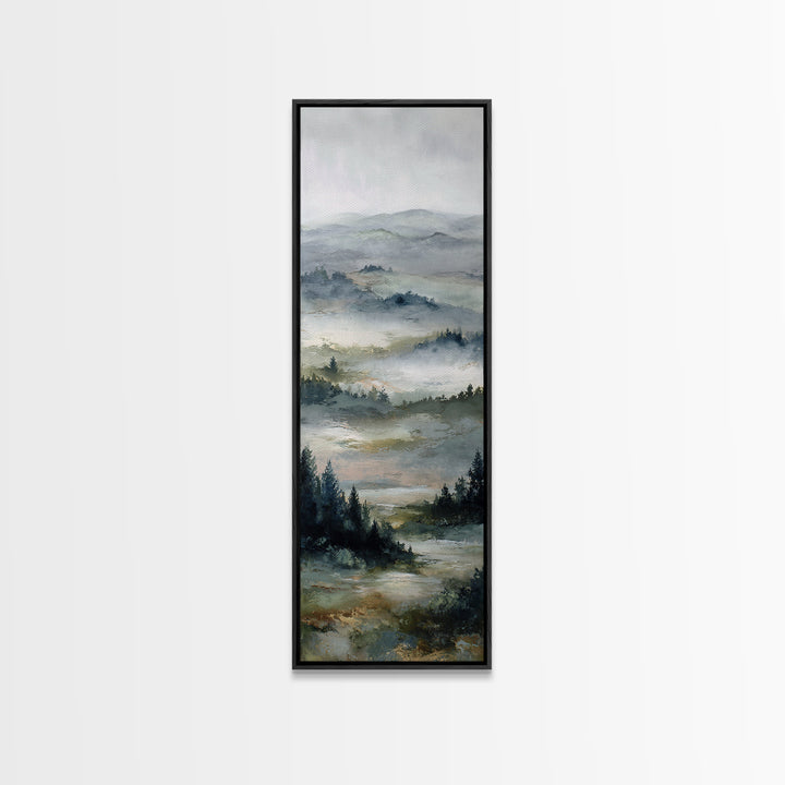 Wide Olive and Beige Meadow Panorama Canvas Print, Above Sofa Art, Minimalist Wall Art, Living Room Decor, Fine Art, Statement, ASA-1x3-94