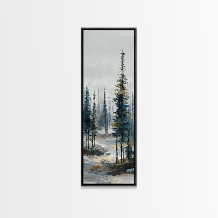 Modern Scandinavian Forest Canvas Print, Above Sofa Art, Set of 3 Wall Art, Living Room Decor, Statement, Minimalist Wall Art, ASA-1x3-99