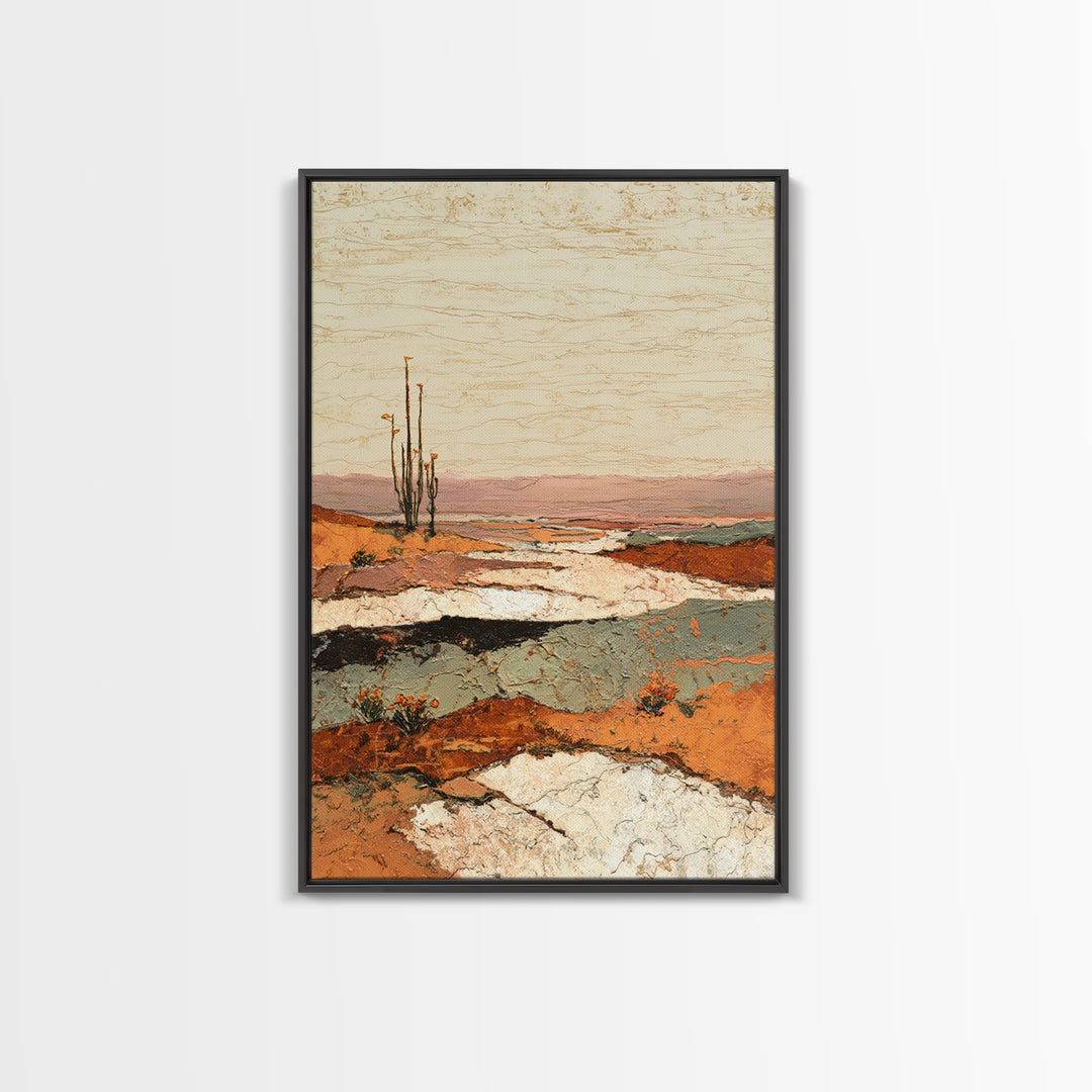 Abstract Canyon Landscape Canvas Print, Above Sofa Art, Wall Decor, Living Room Decor, Fine Art, Statement, Contemporary Art, ASA-2x3-39