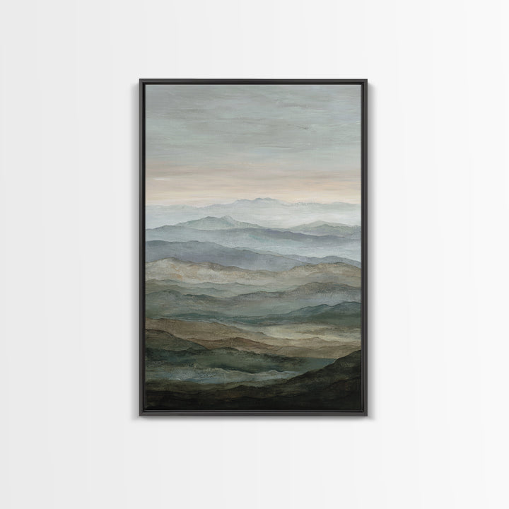 Oversized Abstract Landscape Canvas Print, Above Sofa Art, Canvas Wall Art, Living Room Decor, Statement, Living Room Wall Art, ASA-2x3-57