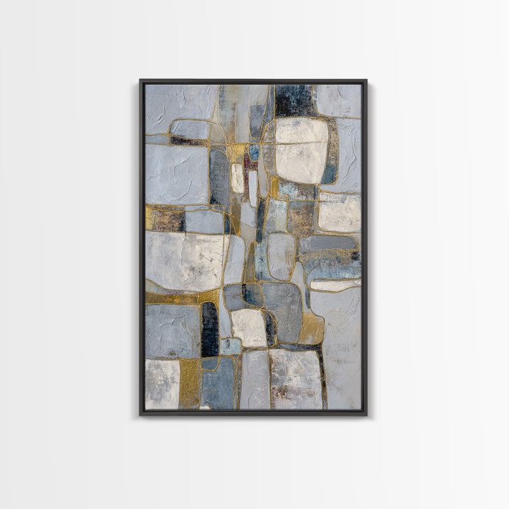 Textured Plaster Abstract Canvas Print, Above Sofa Art, Luxury Decor, Living Room Decor, Fine Art, Statement, Canvas Wall Art, ASA-2x3-67