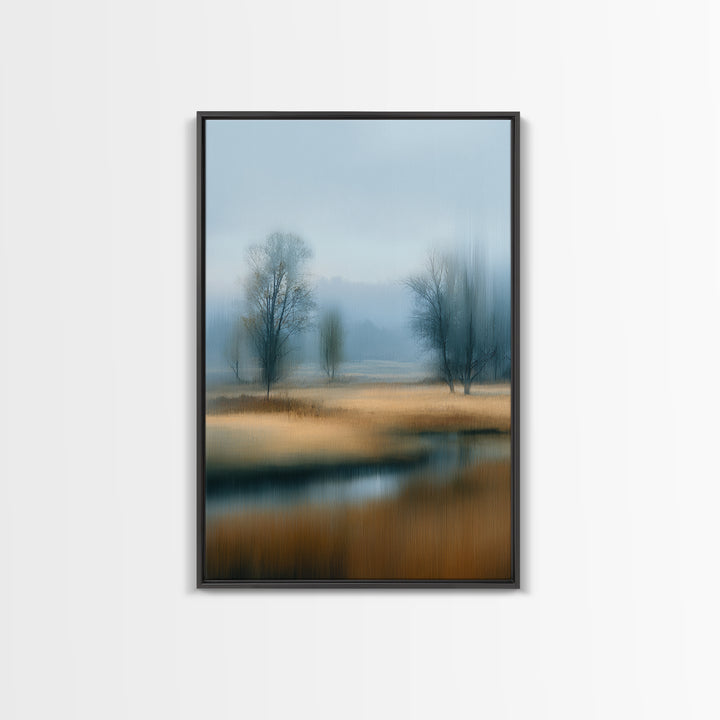 Modern Scandinavian Forest Canvas Print, Above Sofa Art, Canvas Wall Art, Living Room Decor, Statement, Living Room Wall Art, ASA-2x3-95