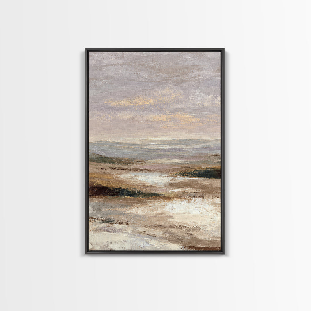 Sunlit Rolling Hills Framed Canvas Print, Above Sofa Art, Large Wall Art, Living Room Decor, Statement 497, Set of Wall Art, ASA-2x3-97