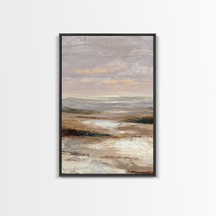 Sunlit Rolling Hills Framed Canvas Print, Above Sofa Art, Large Wall Art, Living Room Decor, Statement 497, Set of Wall Art, ASA-2x3-97