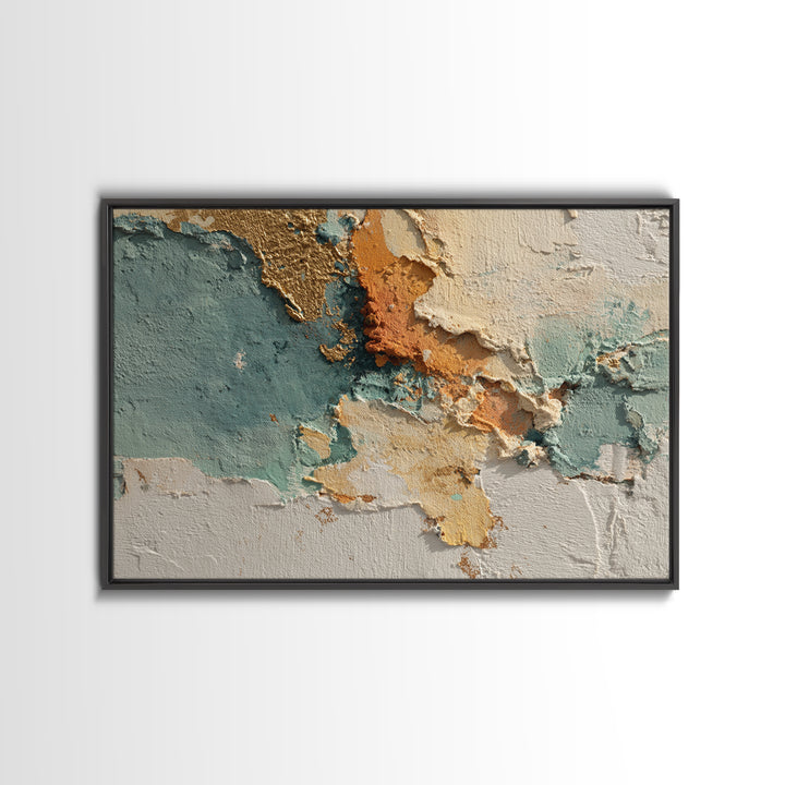 Sunlit Rolling Hills Framed Canvas Print, Above Sofa Art, Watercolor Painting, Living Room Decor, Fine Art, Statement, ASA-3x2-45