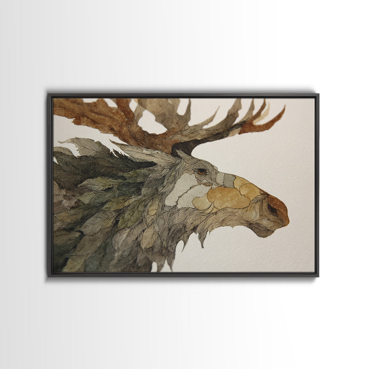 Statement Horse Silhouette Canvas Print, Above Sofa Art, 3 Piece Wall Art, Living Room Decor, Oil Painting, Statement, ASA-3x2-89