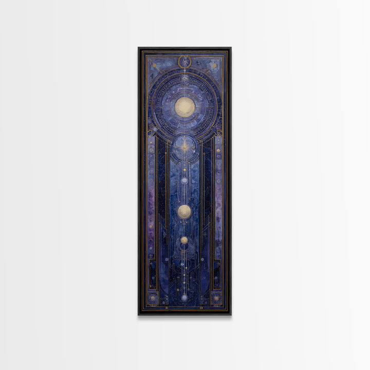 Scorpio Formed from Stars and Jeweled Shadows Canvas Print, Astrology Art, Astronomy Print, Living Room Decor, Fine Art, Zodiac, AST-1x3-22