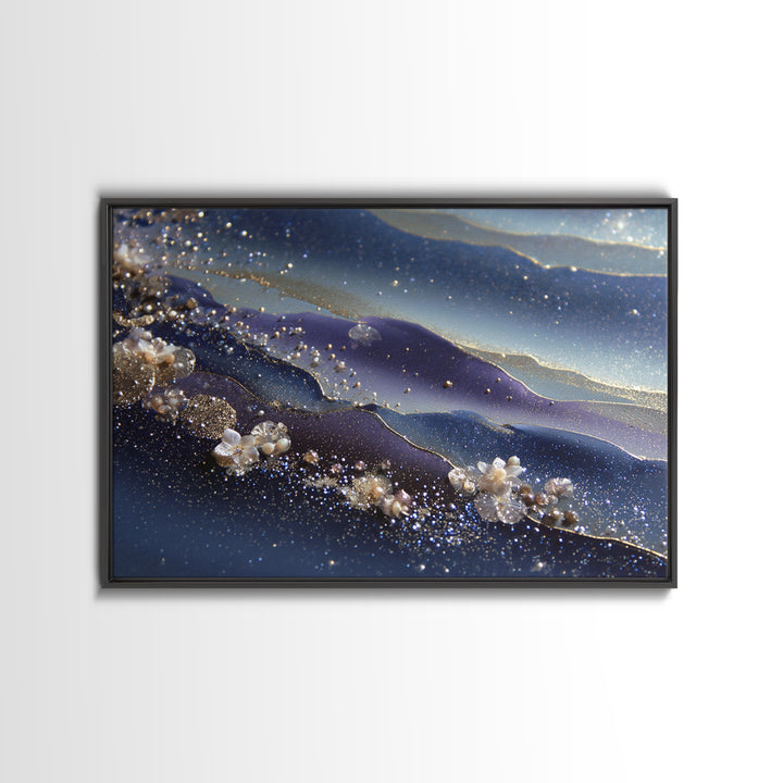 Scorpio Formed from Stars and Jeweled Shadows Canvas Print, Astrology Art, Psychedelic Art, Living Room Decor, Fine Art, Zodiac, AST-3x2-38