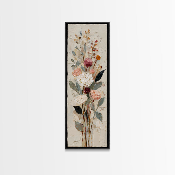Warm Fireplace Still Life Canvas Print, Bed and Breakfast Art, Statement Artwork, Living Room Decor, Fine Art, BAB-1x3-78