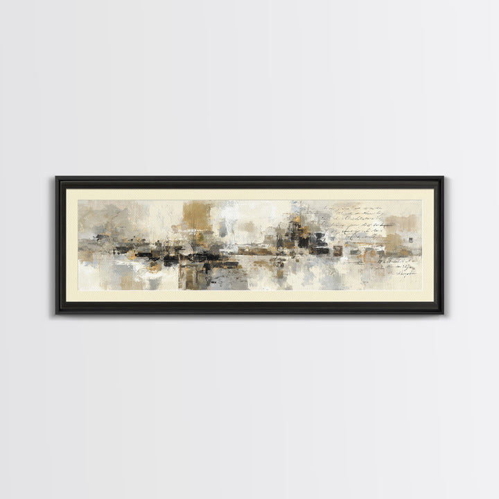 Antique Key and Handwritten Canvas Print, Bed and Breakfast Art, Bedroom Wall Decor, Living Room Decor, Fine Art Print, BAB-3x1-1