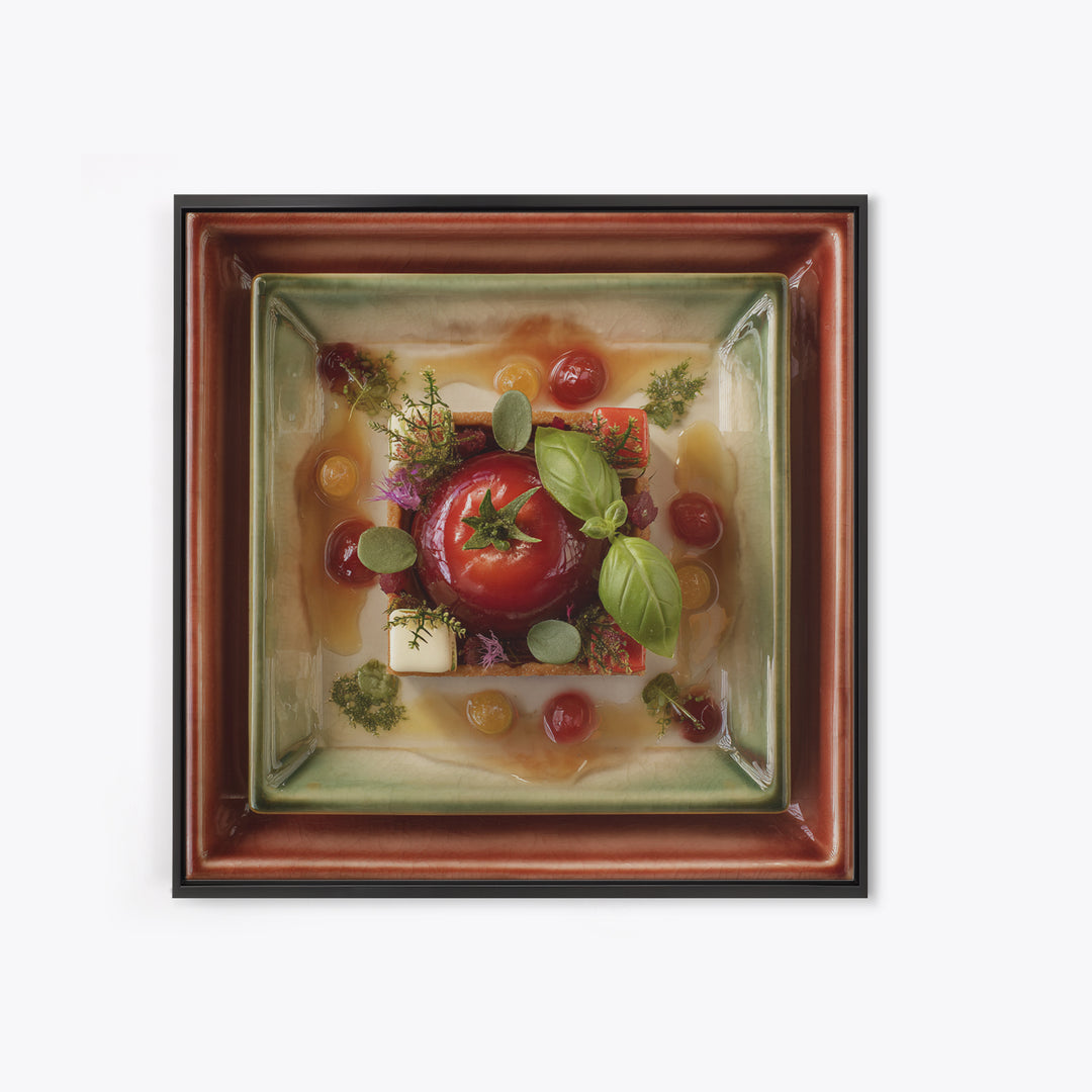Cherry Tart Still Life Canvas Print, Bakery Art, Fine Art Print, Bakery Decor, Fine Art, Patisserie, Printable Wall Art, BAK-1x1-5