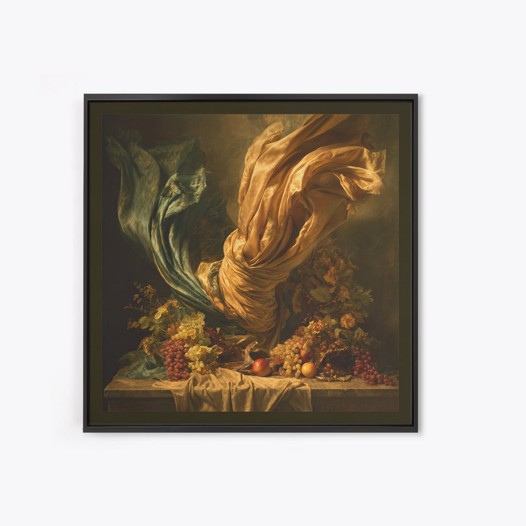 Mythic Goddess Figure Framed Canvas Print, Baroque Art, Eclectic Wall Art, Living Room Decor, Fine Art, Ornate, Gallery Decor, BAO-1x1-38