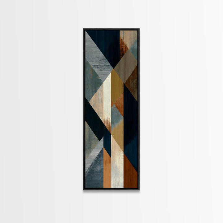 Sports Jersey Abstract Canvas Print, Basement Art, Baseball Decor, Living Room Decor, Fine Art, Retreat, Textured Painting, BAS-1x3-42