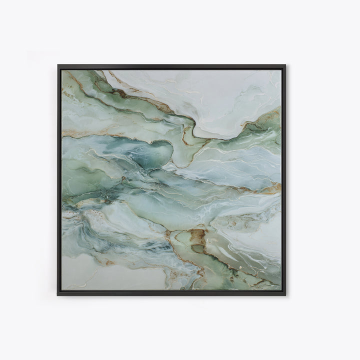 Abstract Marble Texture Framed Canvas Print, Bathroom Art, Dopamine Decor, Bathroom Decor, Abstract Art, Spa, Halloween Art, BAT-1x1-16