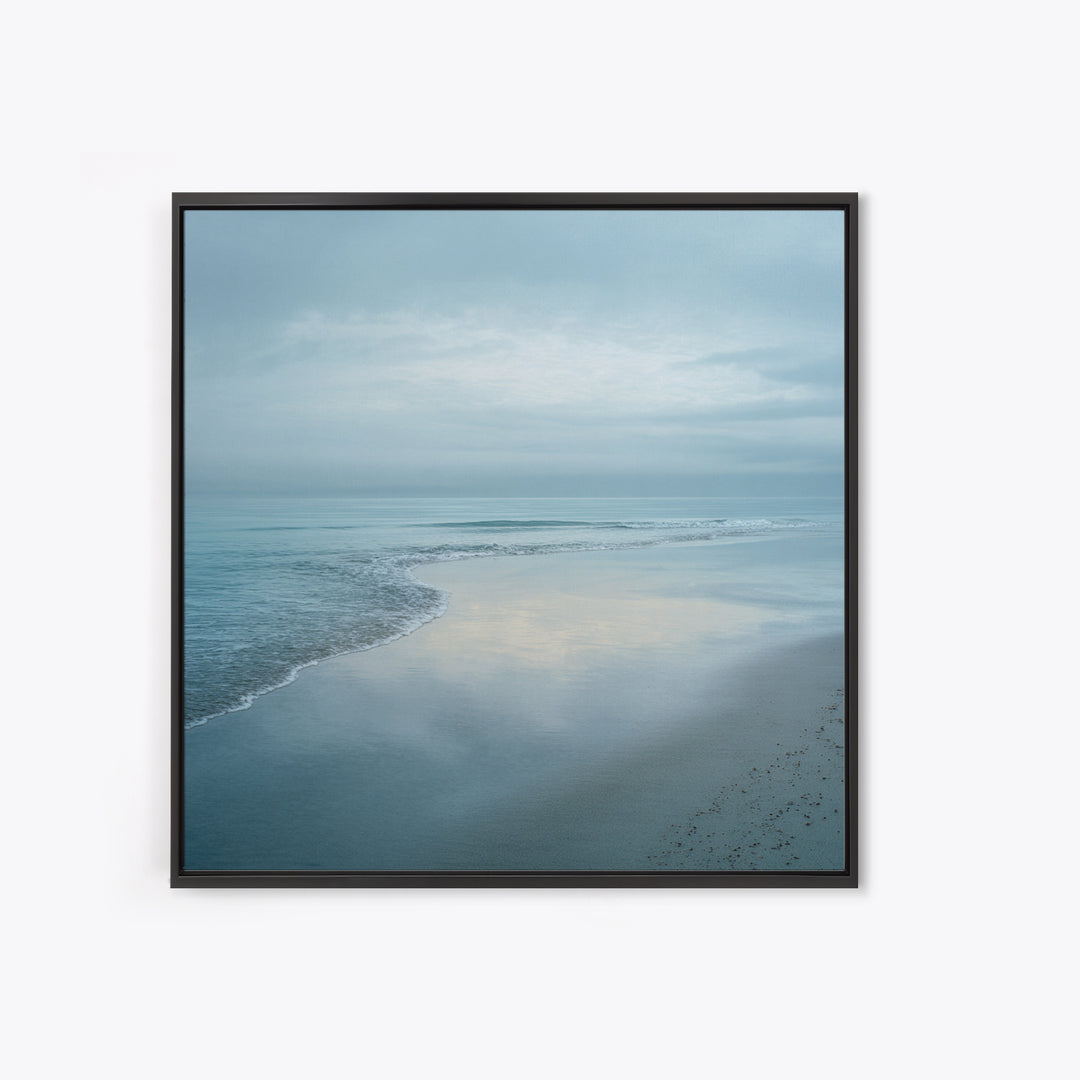 Soft Cloud and Rain Composition Canvas Print, Bathroom Art, Framed Wall Art, Bathroom Decor, Watercolor Art, Spa, BAT-1x1-19