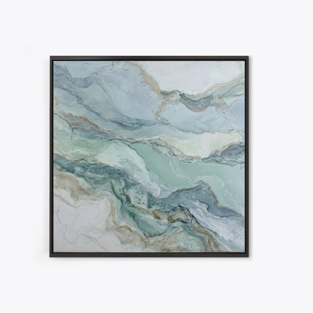 Abstract Marble Texture Framed Canvas Print, Bathroom Art, Luxury Decor, Bathroom Decor, Abstract Art, Spa, Digital Wall Art, BAT-1x1-40