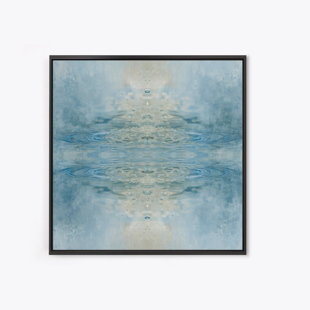 Abstract Water Ripples Canvas Print, Bathroom Art, Bathroom Accessories, Bathroom Decor, Abstract Art, Spa, Fine Art Print, BAT-1x1-5
