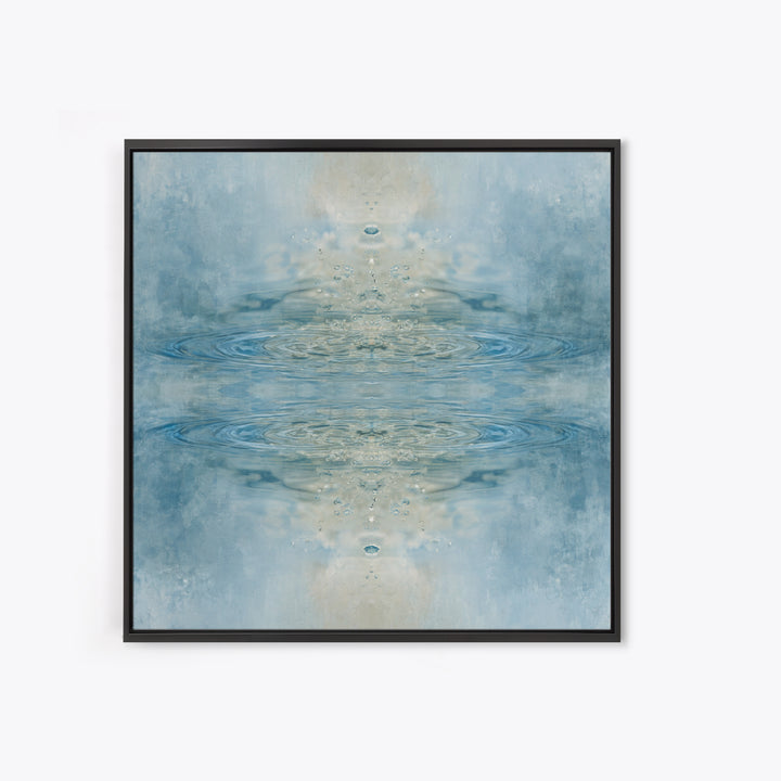 Abstract Water Ripples Canvas Print, Bathroom Art, Bathroom Accessories, Bathroom Decor, Abstract Art, Spa, Fine Art Print, BAT-1x1-5