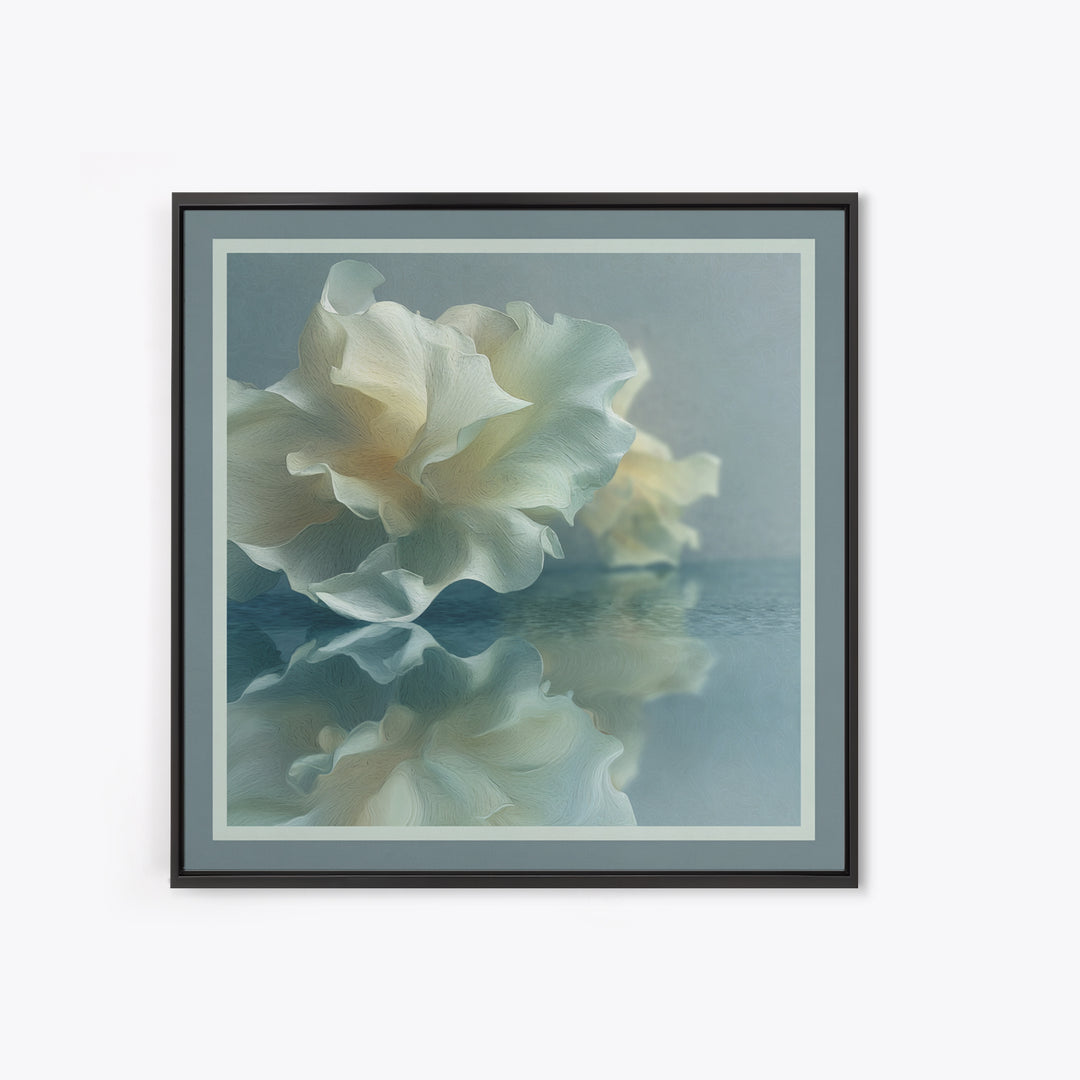 Soft Figure Line Drawing Framed Canvas Print, Bathroom Art, Bathroom Wall Art, Bathroom Decor, Fine Art, Spa, Retro Wall Art, BAT-1x1-7