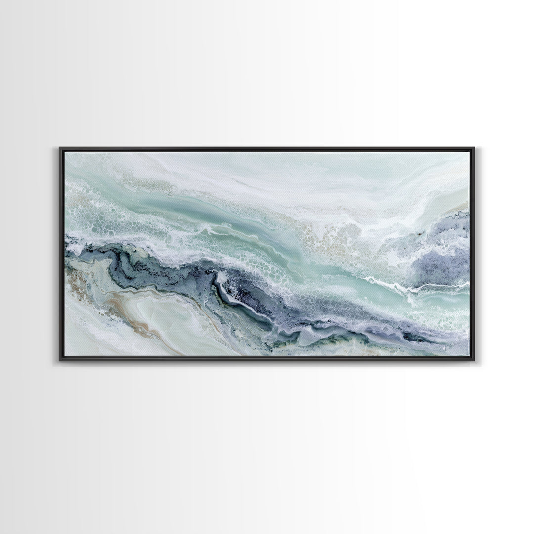 Abstract Marble Texture Framed Canvas Print, Bathroom Art, Luxury Decor, Bathroom Decor, Abstract Art, Spa, Digital Wall Art, BAT-2x1-12