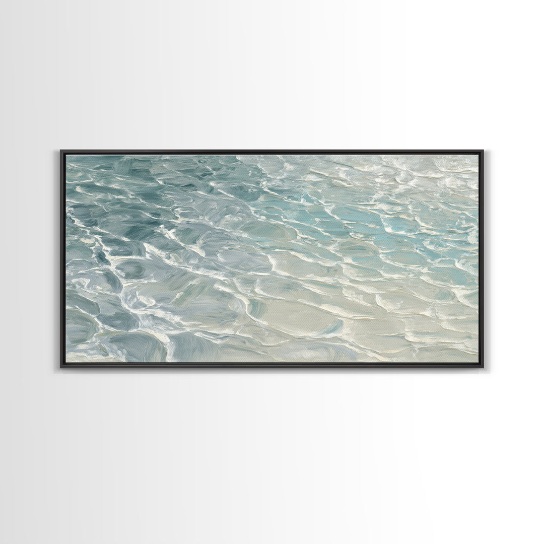 Abstract Water Ripples Canvas Print, Bathroom Art, Wall Art, Bathroom Decor, Abstract Art, Spa, Dog Portrait, Canvas Wall Art, BAT-2x1-73