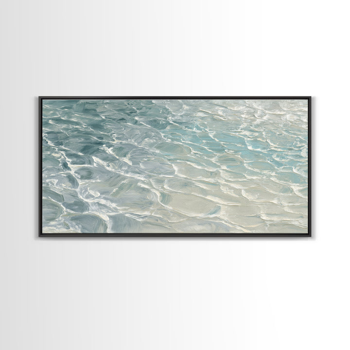 Abstract Water Ripples Canvas Print, Bathroom Art, Wall Art, Bathroom Decor, Abstract Art, Spa, Dog Portrait, Canvas Wall Art, BAT-2x1-73