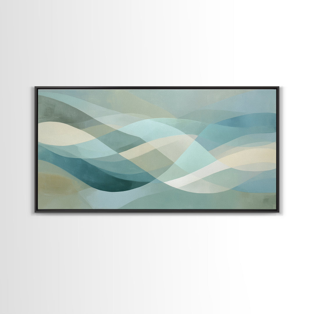 Clean Geometric Forms Canvas Print, Bathroom Art, Printable, Bathroom Decor, Spa, Bathroom Prints, Bathroom Wall Decor, BAT-2x1-89