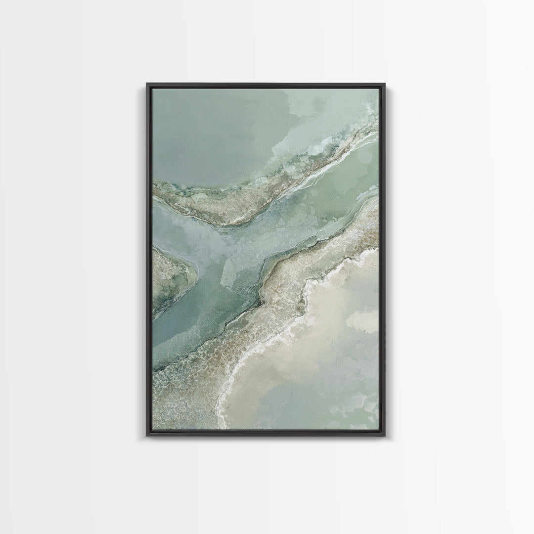 Soft Figure Line Drawing Canvas Print, Bathroom Art, Wall Decor, Bathroom Decor, Oil Painting, Spa, Contemporary Art, BAT-2x3-39