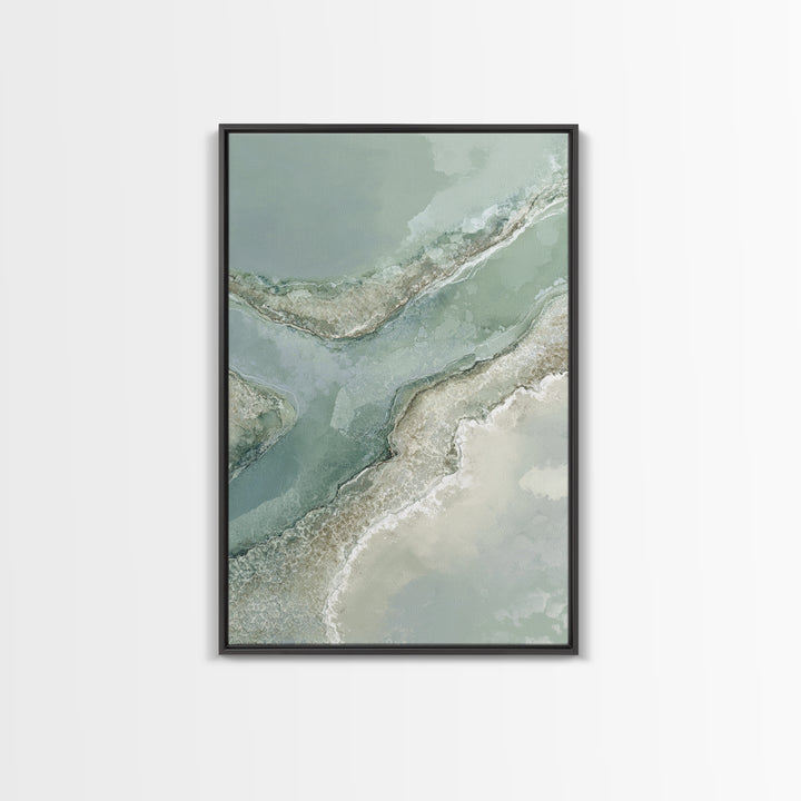 Soft Figure Line Drawing Canvas Print, Bathroom Art, Wall Decor, Bathroom Decor, Oil Painting, Spa, Contemporary Art, BAT-2x3-39