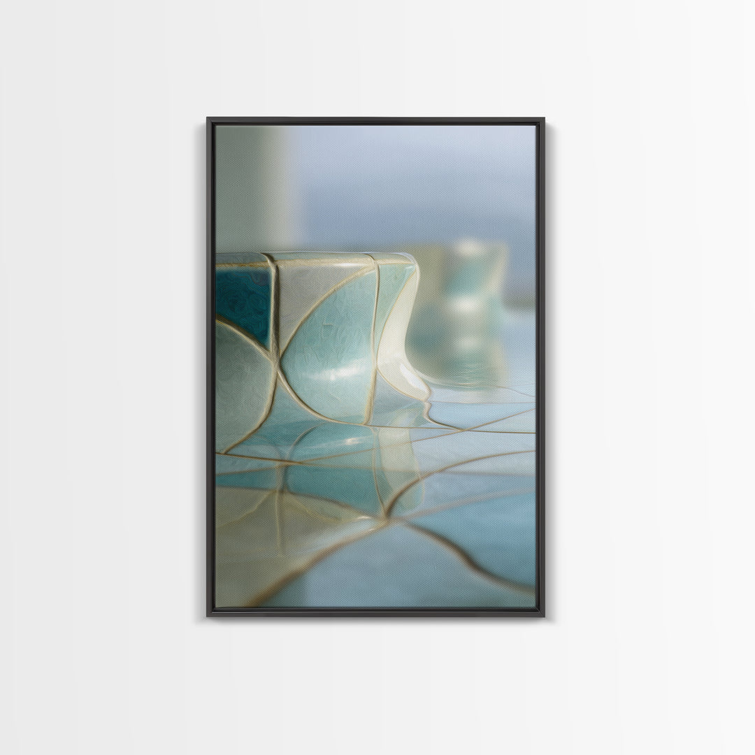 Clean Geometric Forms Canvas Print, Bathroom Art, Printable Wall Art, Bathroom Decor, Abstract Art, Spa, Bathroom Wall Decor, BAT-2x3-77