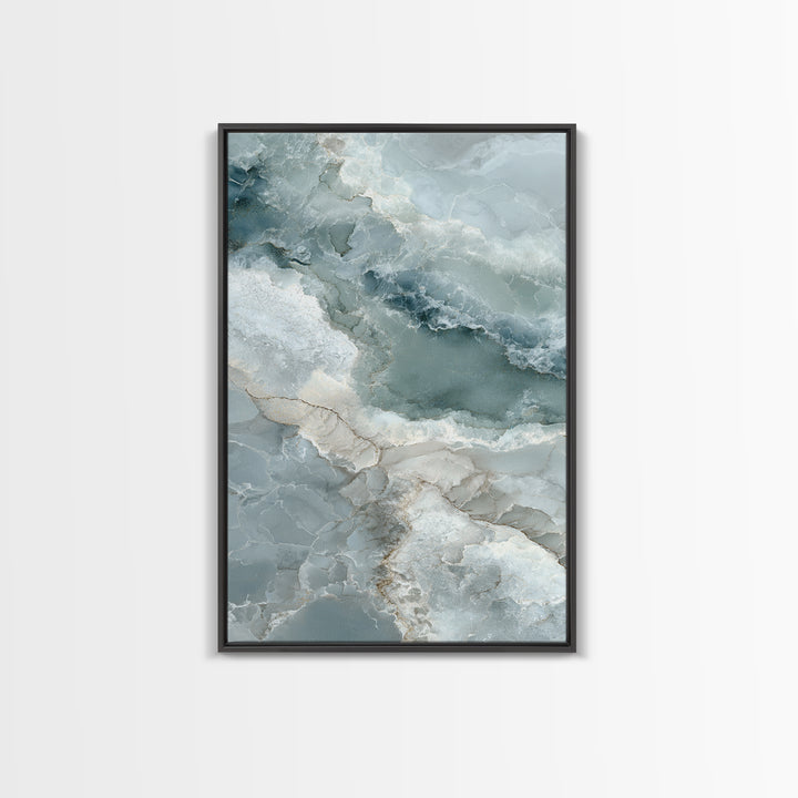 Abstract Marble Texture Canvas Print, Bathroom Art, Contemporary Art, Bathroom Decor, Abstract Art, Spa, Framed Wall Art, BAT-2x3-96