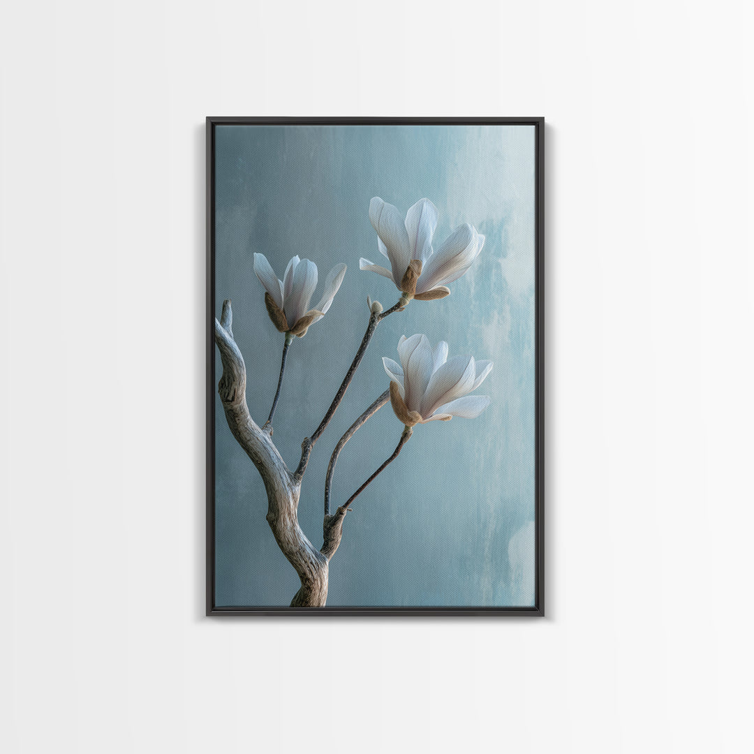 Soft Cloud and Rain Composition Canvas Print, Bathroom Art, Home Decor, Bathroom Decor, Fine Art, Spa, Canvas Wall Art, BAT-2x3-99
