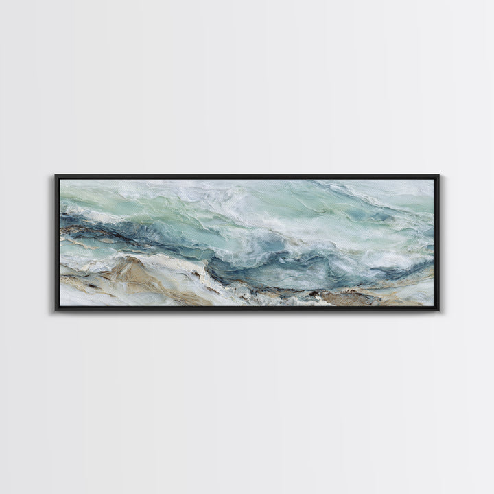 Abstract Marble Texture Canvas Print, Bathroom Art, Bathroom Accessories, Bathroom Decor, Abstract Art, Spa, Fine Art Print, BAT-3x1-8