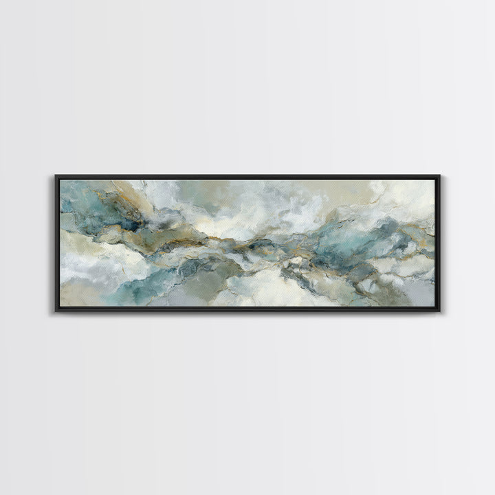 Abstract Marble Texture Canvas Print, Bathroom Art, Wall Art, Bathroom Decor, Abstract Art, Spa, Dog Portrait, Canvas Wall Art, BAT-3x1-80